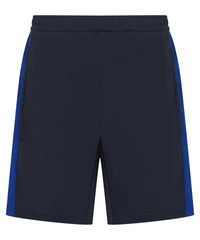 Finden & Hales Kids Knitted Shorts with Zip Pockets - Navy/Royal