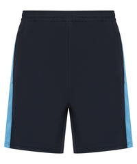Finden & Hales Kids Knitted Shorts with Zip Pockets - Navy/Sky
