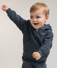 Larkwood Toddler Hooded Sweatshirt with Kangaroo Pocket - Black
