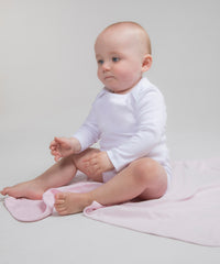 Larkwood Long Sleeve Baby Bodysuit - White