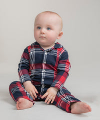 Larkwood Tartan All-in-one - Red/Navy Check