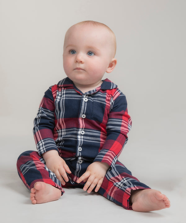 Larkwood Tartan All-in-one - Red/Navy Check