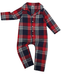 Larkwood Tartan All-in-one - Red/Navy Check