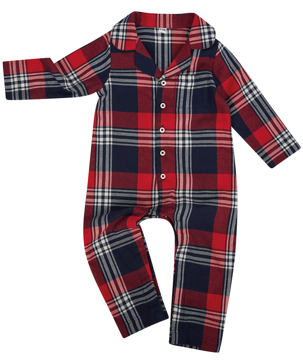 Larkwood Tartan All-in-one - Red/Navy Check