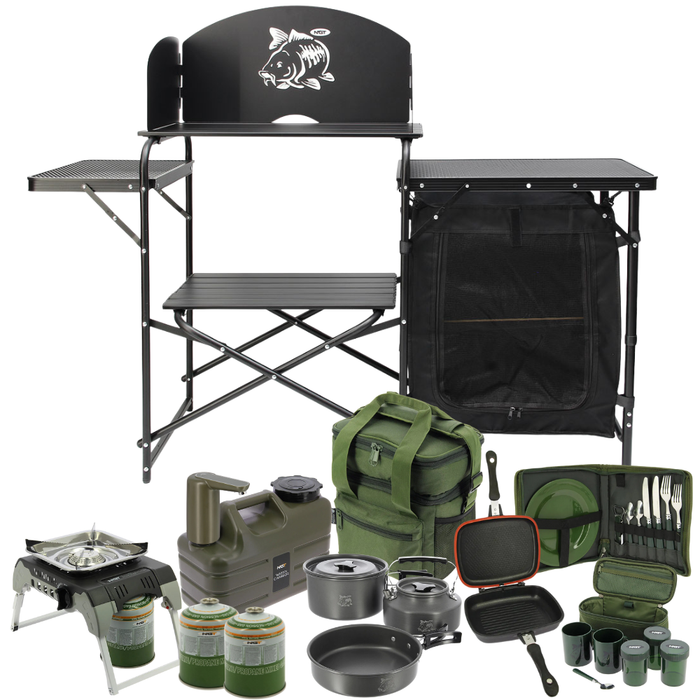 NGT EURO Outdoor Prep Cook Station Set