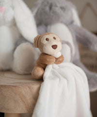 Mumbles Monkey Comforter - Cream