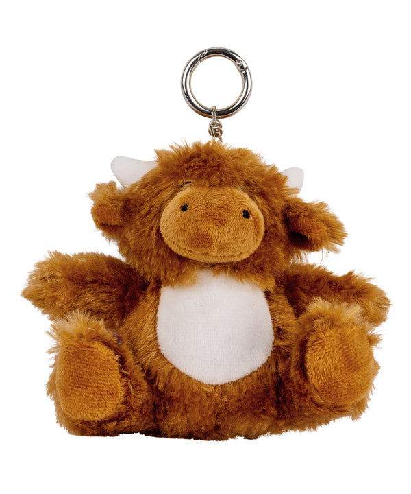 Mumbles Binx Bear - Cow Key Ring (Brown)