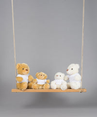 Mumbles Bear in a T-shirt - Brown