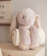 Mumbles Rabbit and Blanket - Cream