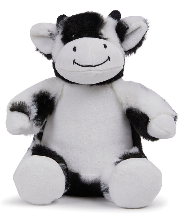 Mumbles Printme Mini Teddy - Black/White Cow
