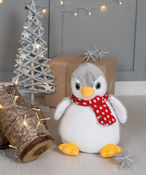 Mumbles Zippie Penguin - Grey/White