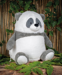 Mumbles Zippie Panda - Grey/White