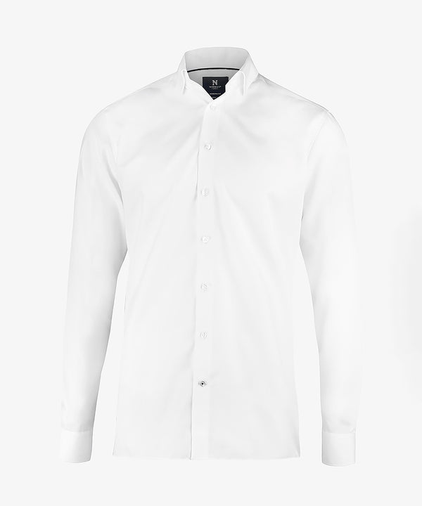 Nimbus Portland Modern Fit – Super Non-iron Business Shirt - White