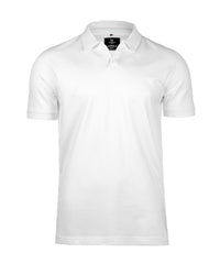 Nimbus Harvard V-neck – Stretch Deluxe Polo - White