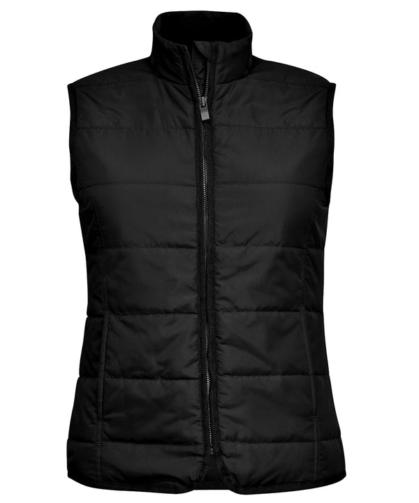 Nimbus Women’s Hudson – Horizontal Quilted Gilet - Black