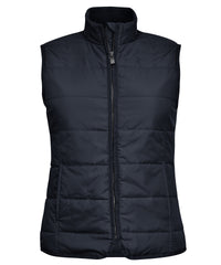 Nimbus Women’s Hudson – Horizontal Quilted Gilet - Dark Navy