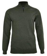 Nimbus Brighton 1/4-zip - Olive Melange