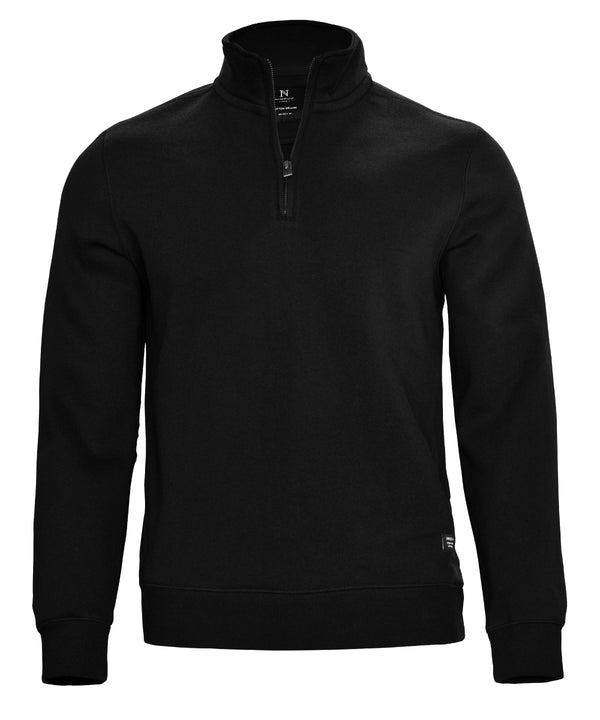 Nimbus Glendale Unisex 1/4-zip Sweatshirt - Black
