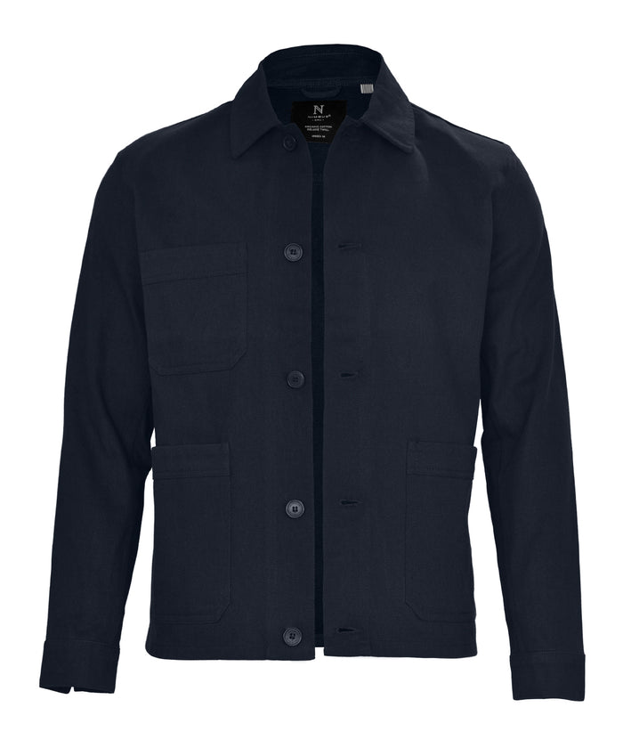 Nimbus Sonoma Twill Unisex Overshirt - Dark Navy