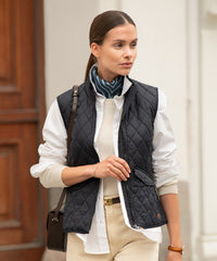 Nimbus Women’s Camden – Diamond Quilted Gilet - Midnight Blue
