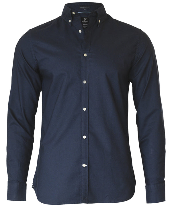 Nimbus Rochester Slim Fit – Classic Oxford Shirt - Ocean Blue