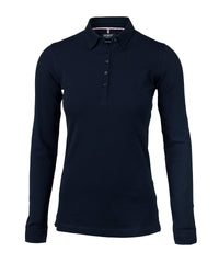 Nimbus Women’s Carlington – Deluxe Long Sleeve Polo - Dark Navy