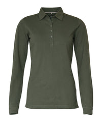 Nimbus Women’s Carlington – Deluxe Long Sleeve Polo - Olive