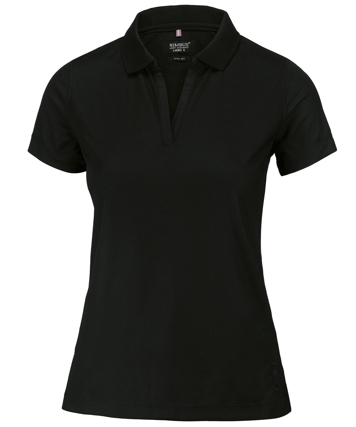 Nimbus Women’s Clearwater – Quick-dry Performance Polo - Black