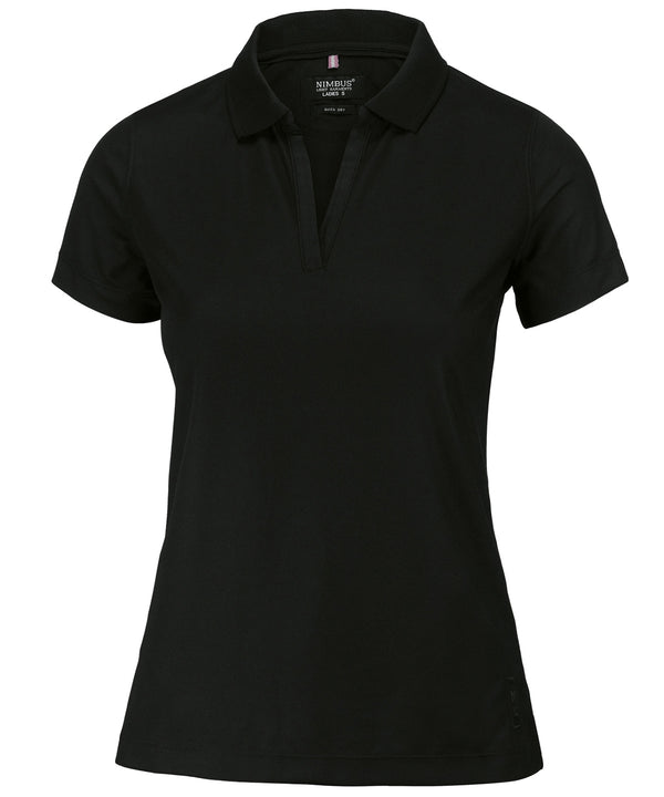 Nimbus Women’s Clearwater – Quick-dry Performance Polo - Black