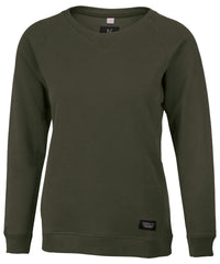Nimbus Women’s Newport – Luxury Lightweight Crewneck - Olive