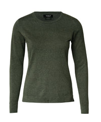 Nimbus Women’s Brighton – Elegant Round Neck - Olive Melange