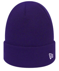 New Era Flag Knit Beanie - True Purple