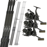 NGT 10ft Profiler Rods x3 & Profiler 60 Reels x3