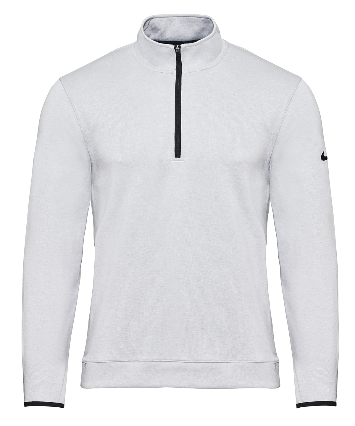 Nike Tour Half-zip Piqué Top - Light Smoke Grey/Black