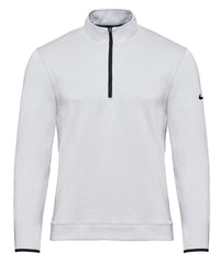 Nike Tour Half-zip Piqué Top - Light Smoke Grey/Black