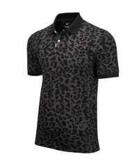 Nike Polo Golf Primal Print Slim - Smoke Grey/Black