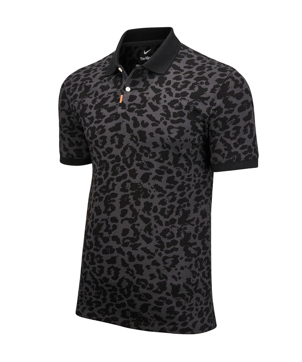 Nike Polo Golf Primal Print Slim - Smoke Grey/Black