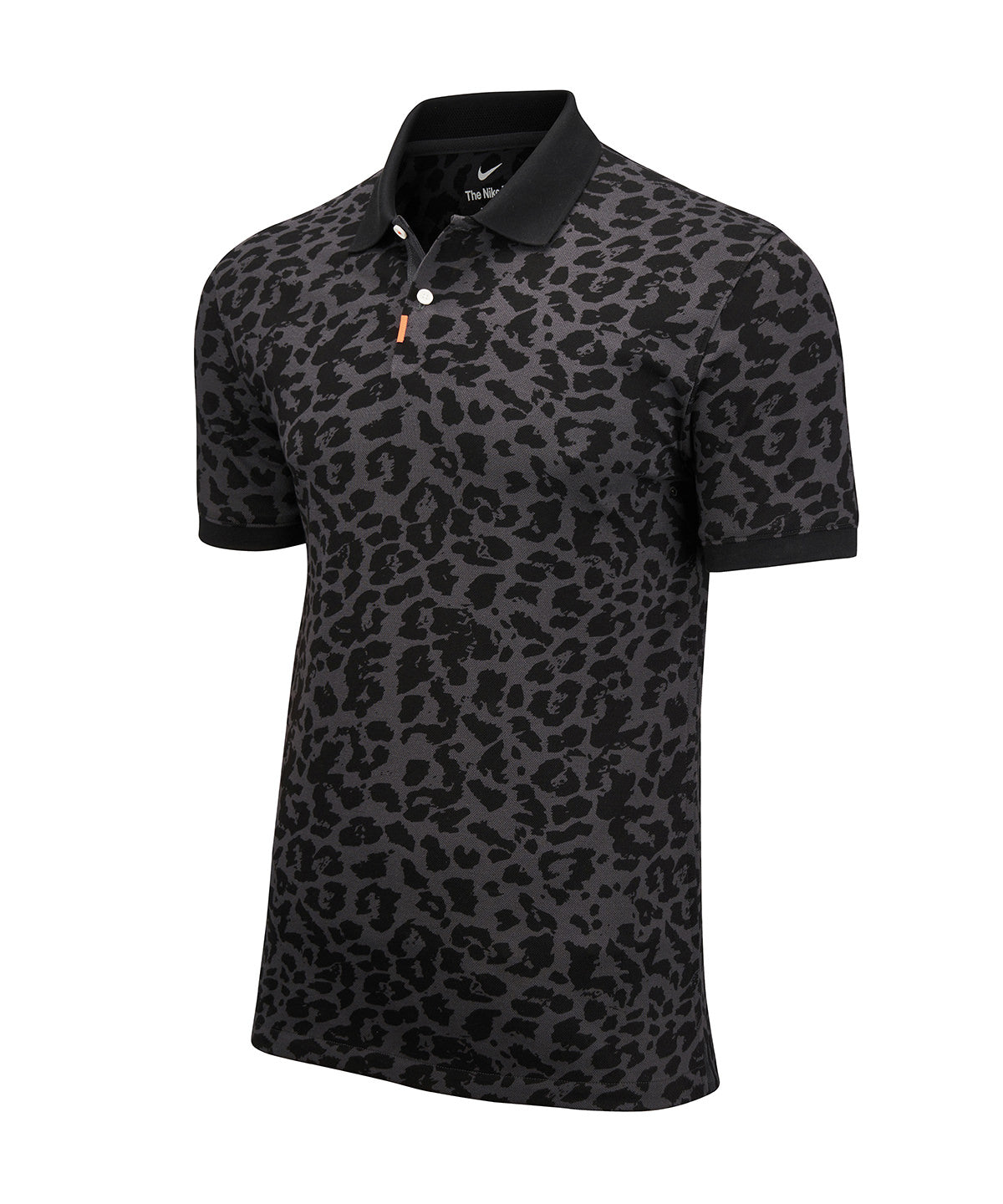 Nike Polo Golf Primal Print Slim - Smoke Grey/Black