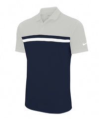 Nike Victory Colour Block Polo - Light Smoke Grey / Obsidian / White / White