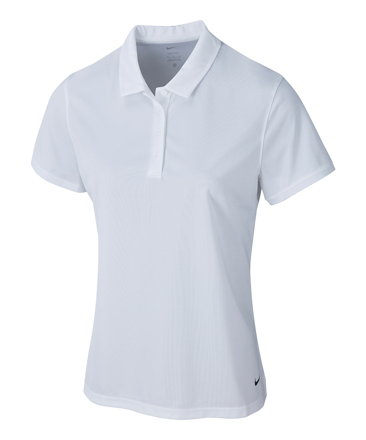 Women’s Nike Victory Solid Polo - White/Black