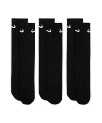 Nike Everyday Crew Socks (3 Pairs) - Black/White