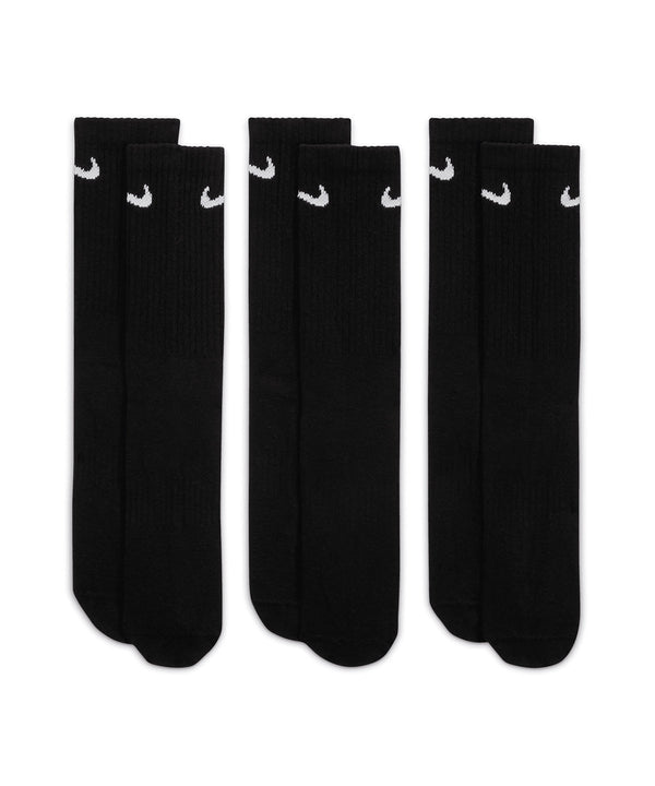 Nike Everyday Crew Socks (3 Pairs) - Black/White