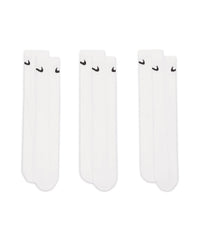 Nike Everyday Crew Socks (3 Pairs) - White/Black