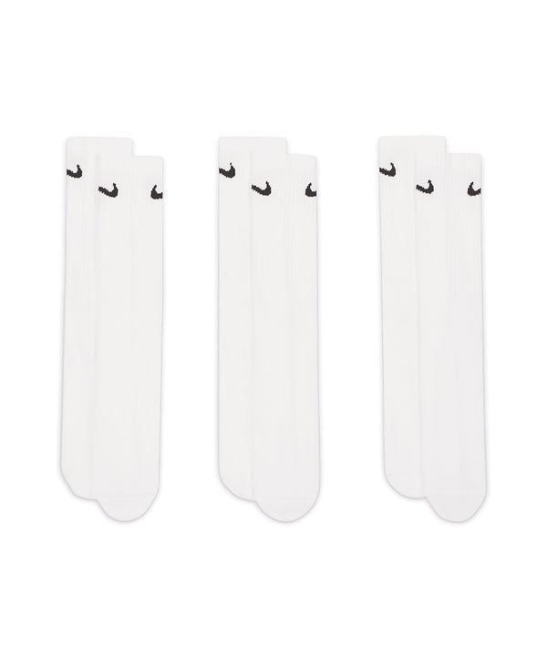 Nike Everyday Crew Socks (3 Pairs) - White/Black