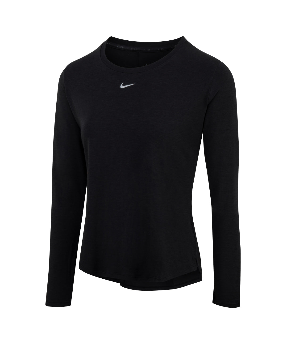 Women’s Nike One Luxe Dri-FIT Long Sleeve Standard Fit Top - Black/Reflective Silver