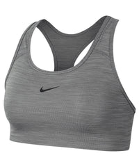 Women’s Nike Dri-FIT Swoosh One-piece Bra - Smoke Grey/Heather/Black