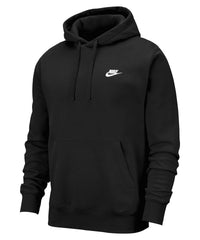 Nike Club Hoodie - Black/Black/White