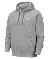Nike Club Hoodie - Dark Grey Heather/Matte Silver/White