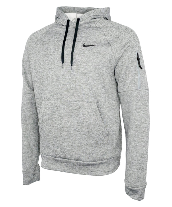 Nike Men’s Pullover Fitness Hoodie - Charcoal Heather/Dark Smoke Grey/Black