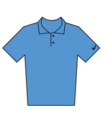 Nike Velocity Solid Polo - University Blue/Black